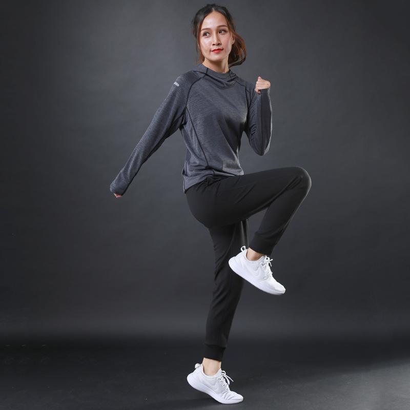 Women Thin Fitness Long Sleeve T-shirt