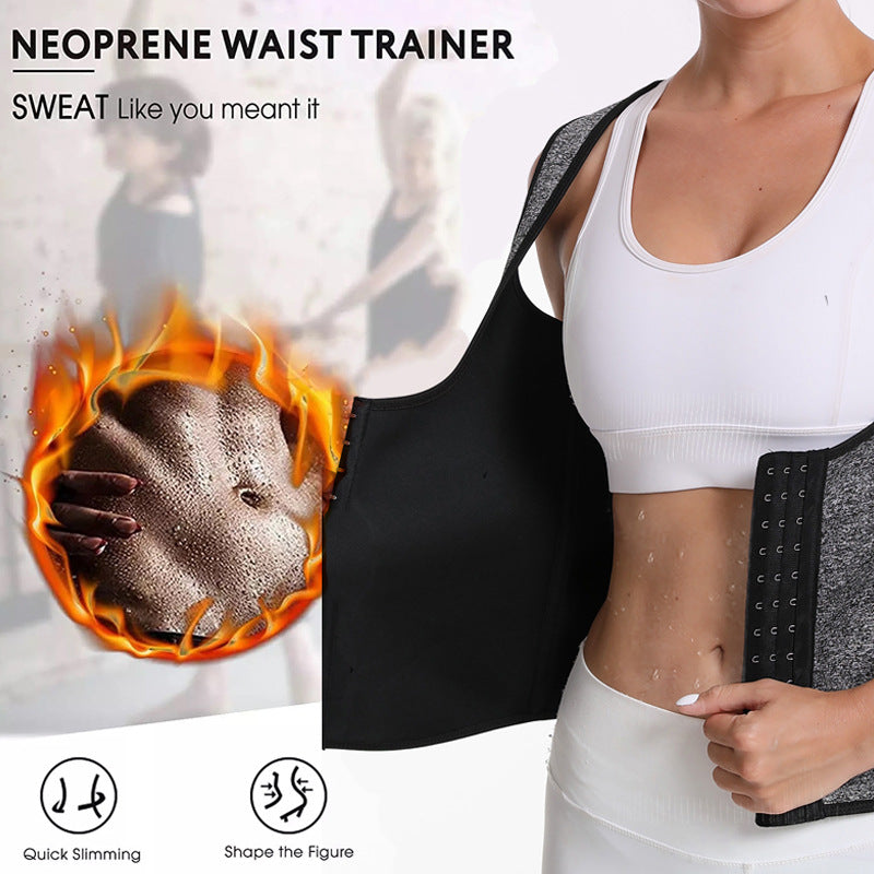 Neoprene Waist Trainer for Women Workout Trimmer Belt Sauna Sweat Corset Cincher
